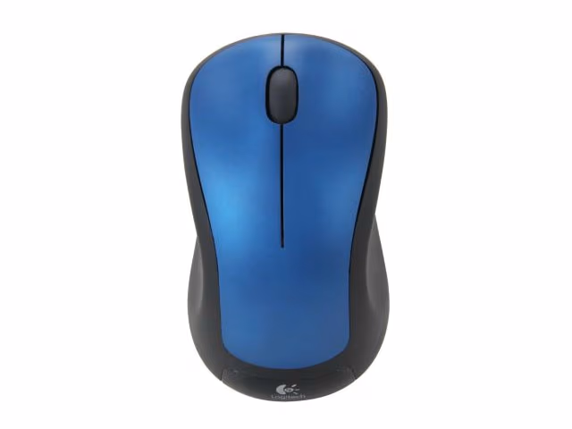 Logitech Wireless Mouse M310 Blue, Laser Mouse for Notebooks, Nano receiver, Blue/Black,  Retail 