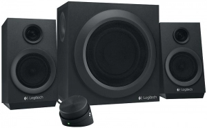 Logitech Z333 Speaker System 2.1 (RMS 40W, 24W subwoofer, 2x8W), Black