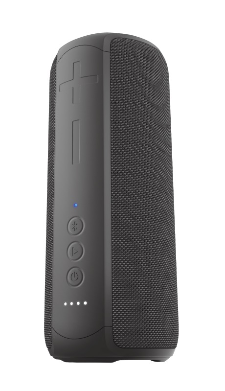 Trust Caro Max Powerful Bluetooth Wireless Speaker 20W, Waterproof IPX7, Up to 12 hours, Link two speakers wirelessly to boost your party, Bluetooth, micro SD and aux input, built-in microphone, Black photo 1