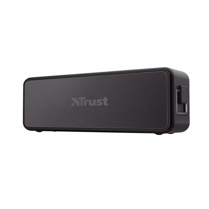 Trust Axxy Bluetooth Wireless Speaker 40W, Waterproof IPX7, Up to 15 hours, Link two speakers wirelessly to boost your party, Bluetooth, micro SD and aux input, built-in microphone, Black 