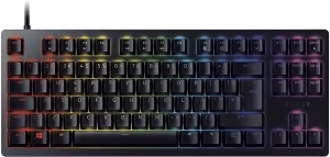 RAZER Huntsman Tournament Edition Gaming Keyboard, Linear Optical Switches Red, Doubleshot PBT Keycaps, Onboard Memory - Ru Layout