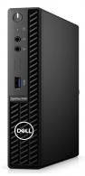DELL OptiPlex 3000 MFF lntel® Core® i5-12500T (6 Cores/18MB/12T/2.0GHz to 4.4GHz/35W), 8GB (1X8GB) DDR4, M.2 256GB PCIe NVMe SSD, Intel Integrated Graphics, WiFi6 2x2+BT5.2, TPM, NO ODD, USB mouse MS116, USB KB216, PSU 65W, Ubuntu, 3Y Warranty, Black. thumbnav 1
