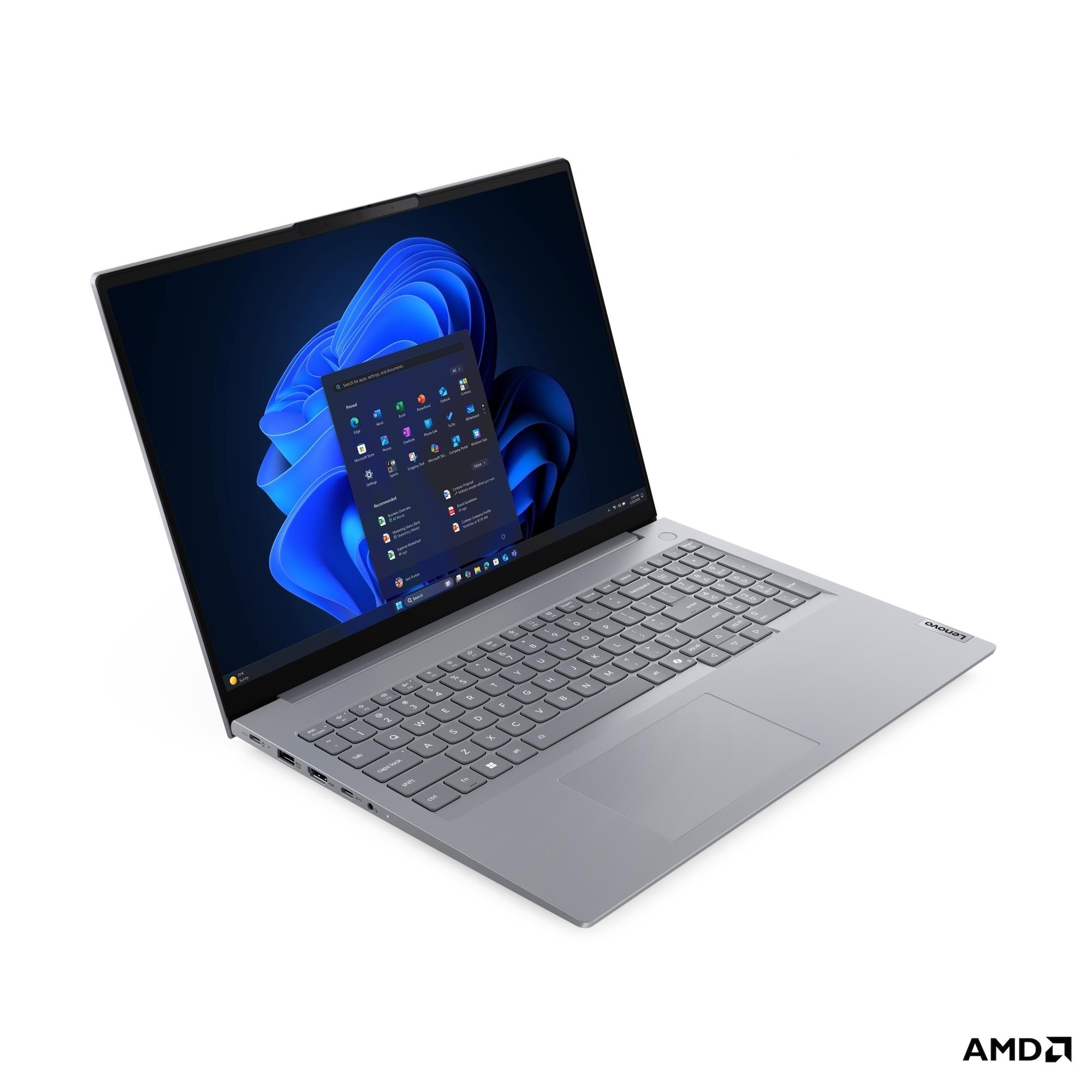 Laptop 16” Lenovo ThinkBook 16 G9 AHP/ WUXGA/ AMD Ryzen 7 250/ 32GB / 512GB SSD/ Arctic Grey photo 2