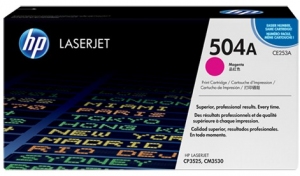 HP 504A (CE253A) Magenta Cartridge for HP LaserJet CP3525, CP3525n, CP3525dn, CP3525x, CM3530, CM3530fs, 7000 p. thumbnav 2