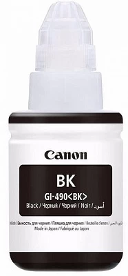 Ink Bottle Canon GI-490 Bk (0663C001), black, 135ml for PIXMA G1400/1410/G2410/G2411/G2415/G3410/G3411/G3415/G4411, 6000 p.