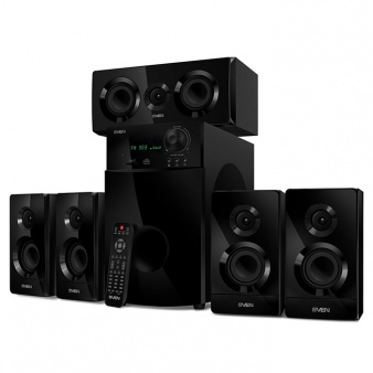 Колонки 5.1 SVEN HT-210 / 120W RMS / Bluetooth / FM-tune / USB Flash / SD card / Black photo 3