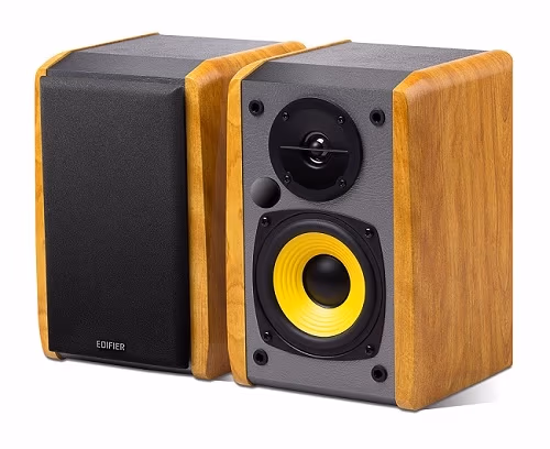 Boxe Edifier R1010BT Brown / 24W RMS / Audio in: 2x RCA /  Bluetooth / wooden / (4”+1/2”)