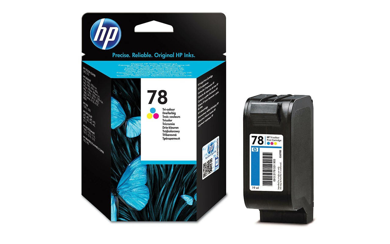 HP 78 (C6578D) Color Ink Cartridge for Deskjet 959c Printer, HP Deskjet 980cxi Printer, HP PSC 750, HP Deskjet 1100c, HP Deskjet 1280, HP Officejet k60xi, HP Officejet v30, HP PSC 720, HP Deskjet 1180c, HP Deskjet 1220c/ps, HP Deskjet 920c, HP PSC 950, HP photo 2