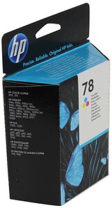 HP 78 (C6578D) Color Ink Cartridge for Deskjet 959c Printer, HP Deskjet 980cxi Printer, HP PSC 750, HP Deskjet 1100c, HP Deskjet 1280, HP Officejet k60xi, HP Officejet v30, HP PSC 720, HP Deskjet 1180c, HP Deskjet 1220c/ps, HP Deskjet 920c, HP PSC 950, HP photo 6