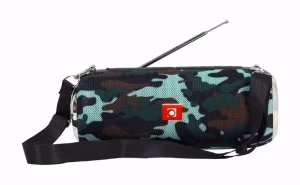 Колонка Портативна Gembird SPK-BT-17-CM, Camo / 10W / Bluetooth / USB / microSD / 1200 mAh