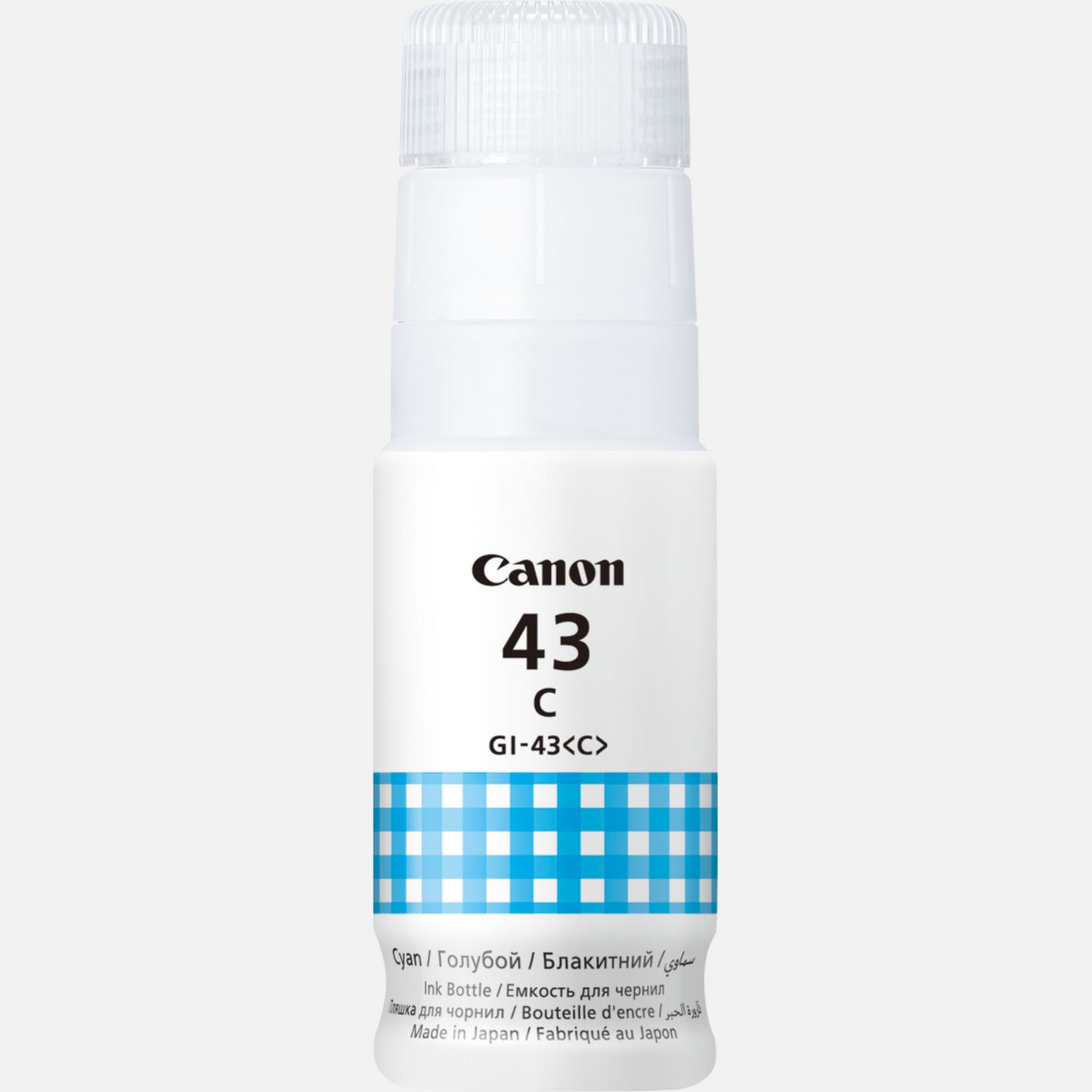 Ink Bottle Canon INK GI-43 C (4672C001), Cyan, 60ml for Canon Pixma G640/540, 8000 pages. photo 1 Ink Bottle Canon INK GI-43 C (4672C001), Cyan, 60ml for Canon Pixma G640/540, 8000 pages. photo 1