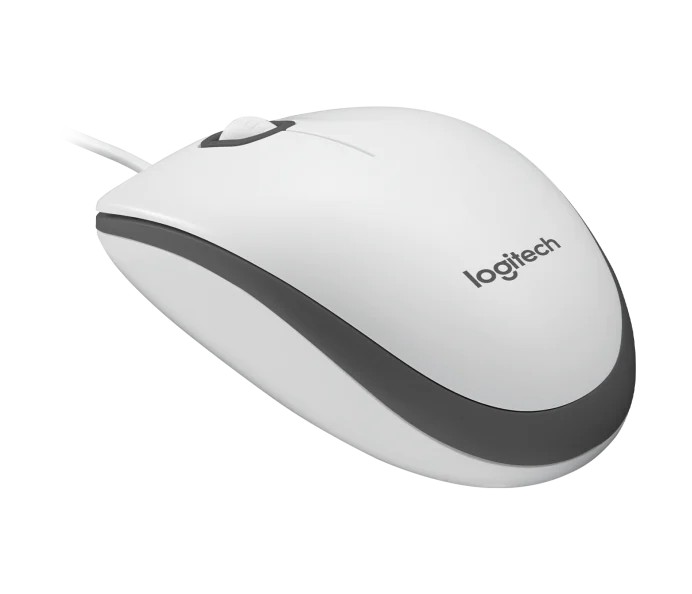 Мышь Оптическая Logitech M100, White photo 2