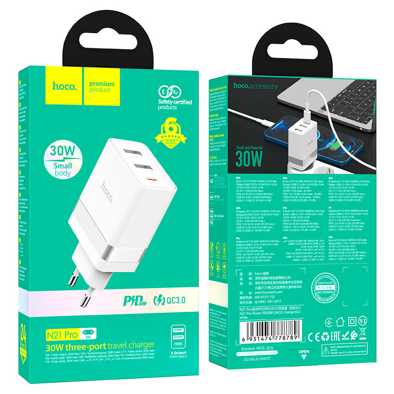 Incarcator HOCO N21 Pro Tourer PD30W photo 2