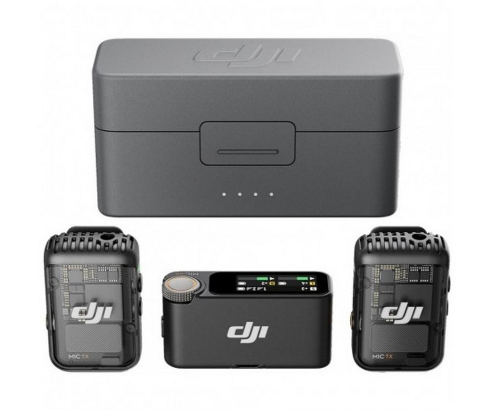 Sistem radio cu microfon DJI Mic 2 (2 TX + 1 RX) CP.RN.00000324.01 photo 1