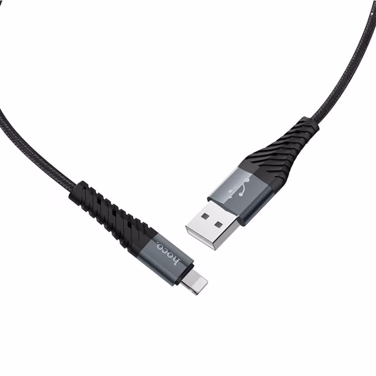 Кабель USB на Lightning HOCO  X38 Cool Charging / 1m / PVC / up to 2.4A / Black 
