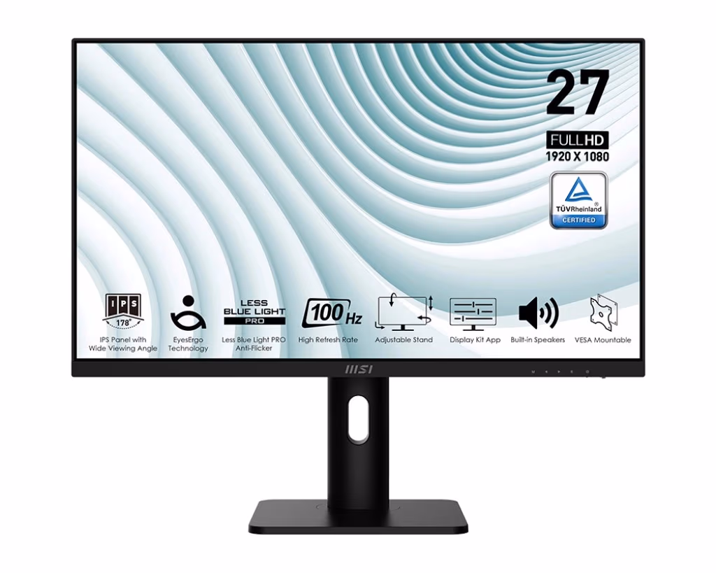 27.0” Монитор MSI PRO MP273AP/ 1ms/ 100Hz/ Black 