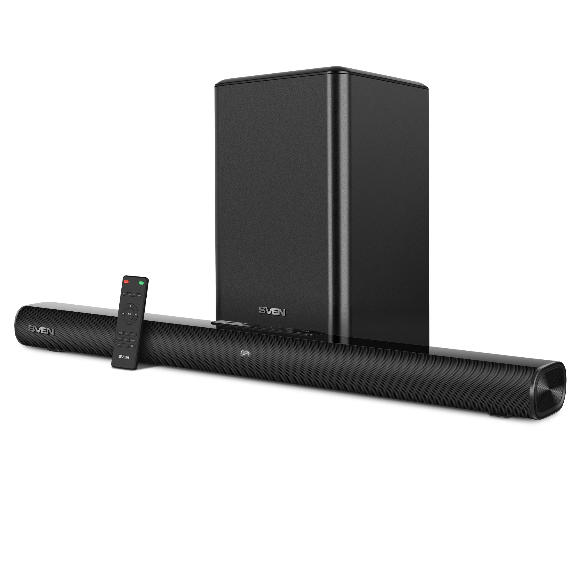 Soundbar cu subwoofer wireless SVEN SB-2200D Black  / 300W RMS / Bluetooth photo 1