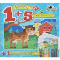 Noriel NOR0392 Puzzle 24 Piese Coloreaza-Ma Vaca thumbnav 1