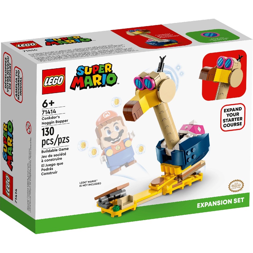 LEGO Super Mario 71414 Conkdor's Noggin Booper Expansion Set photo 1
