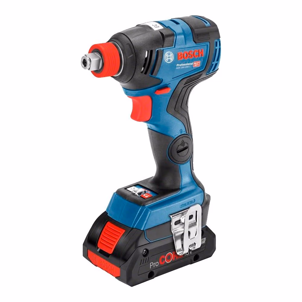 Аккумуляторный ударный гайковерт Bosch GDX 18V-200C 2x5.0Ah, 06019G4201