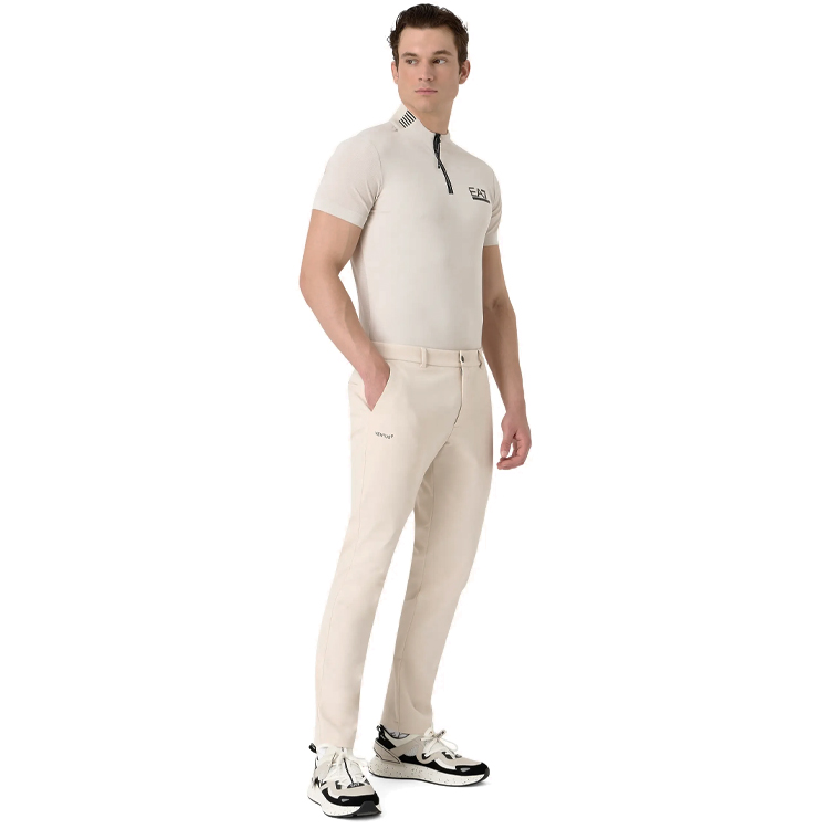  Polo pt bărbați EA7 EMPORIO ARMANI MAGLIA S Bej  photo 3