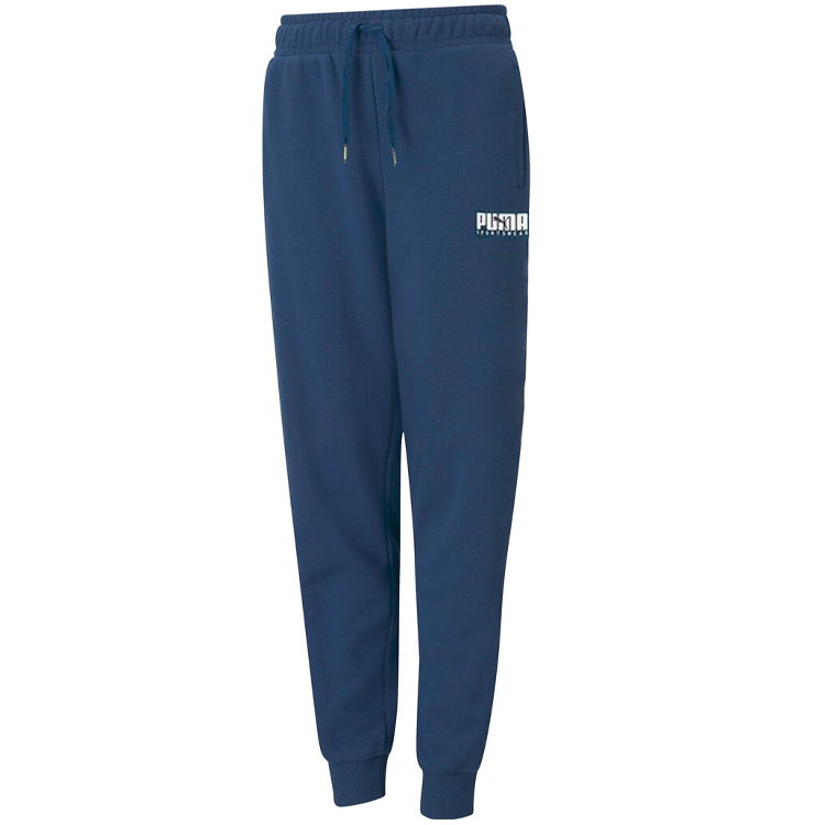 Pantaloni Puma Key Graphic Pants FL S Albastru Barbati photo 4