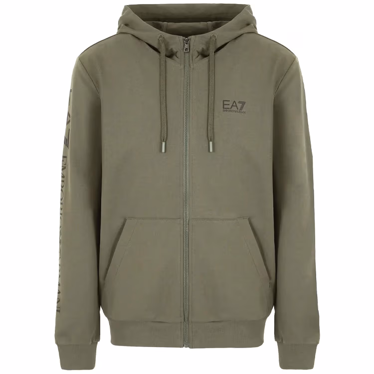 Толстовка EA7 EMPORIO ARMANI COTTON-BLEND HOODED LOGO 