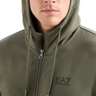 Hanorac EA7 EMPORIO ARMANI COTTON-BLEND HOODED LOGO thumbnav 4