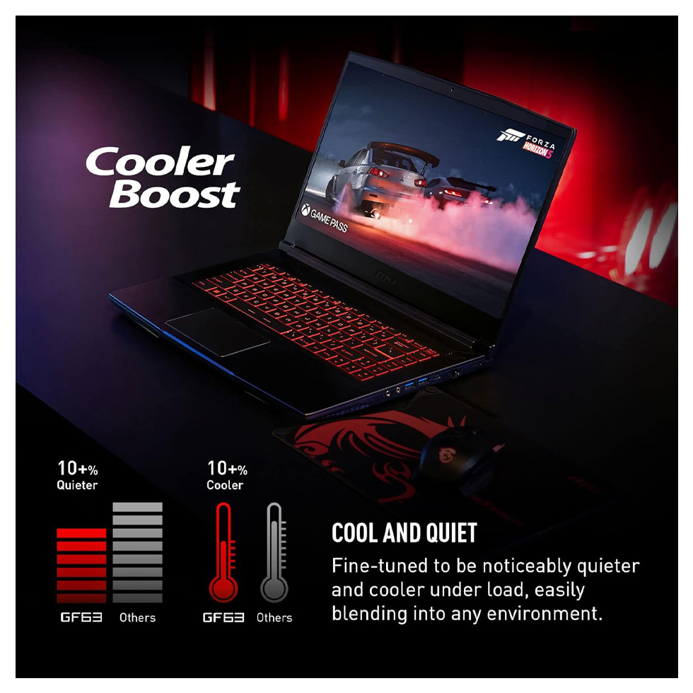 Ноутбук MSI Игровой GF Series 9S716R8211246 15.6” / 16 ГБ / 1.0 ТБ / Core i7 / GeForce RTX 4050 / Черный photo 8