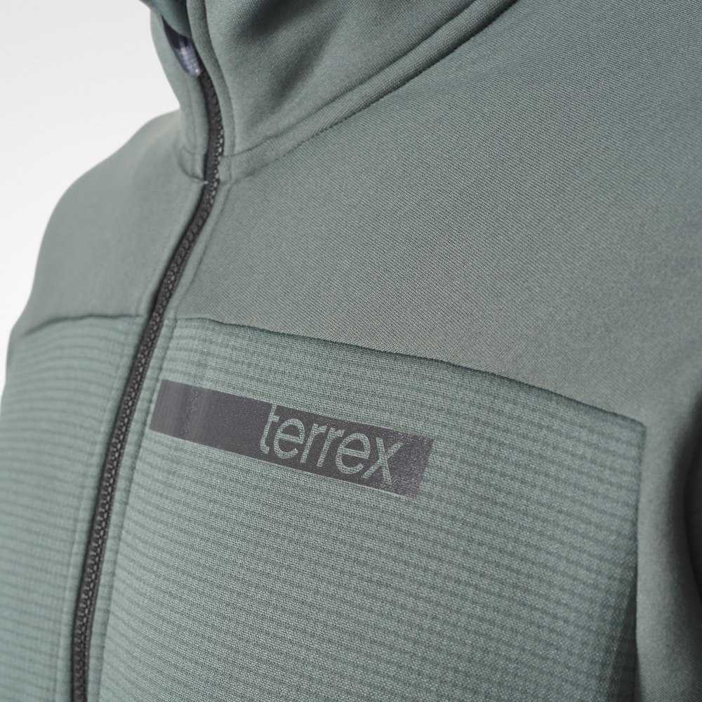Мужская Толстовка Adidas 46L Темно-зелёный photo 3
