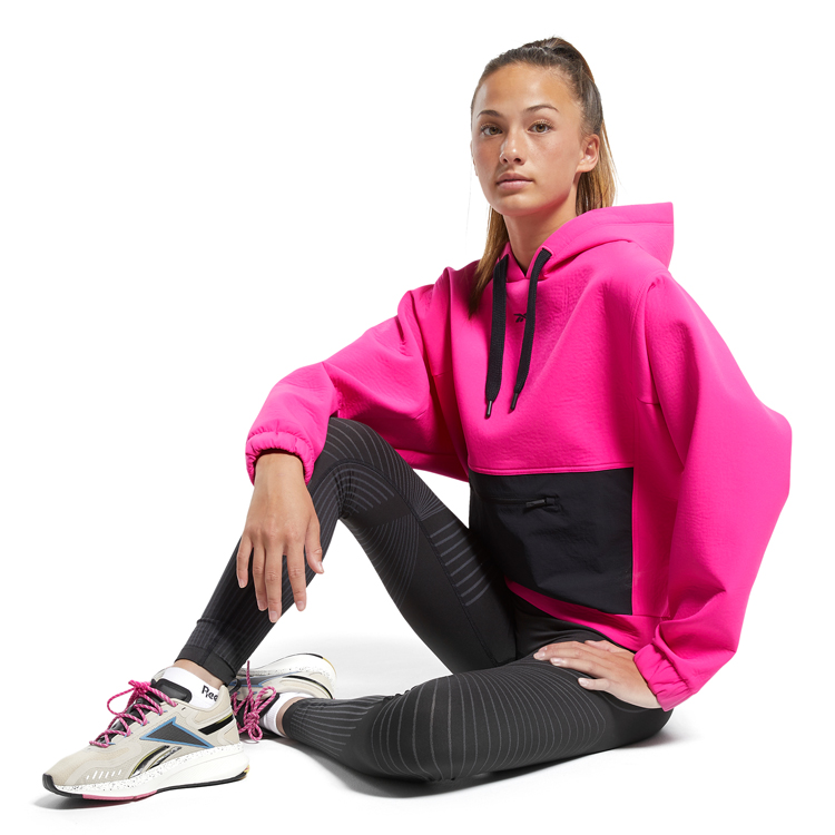 Hanorac Reebok TS EDGEWRKS HOODIE 2XS Roz Femei photo 7