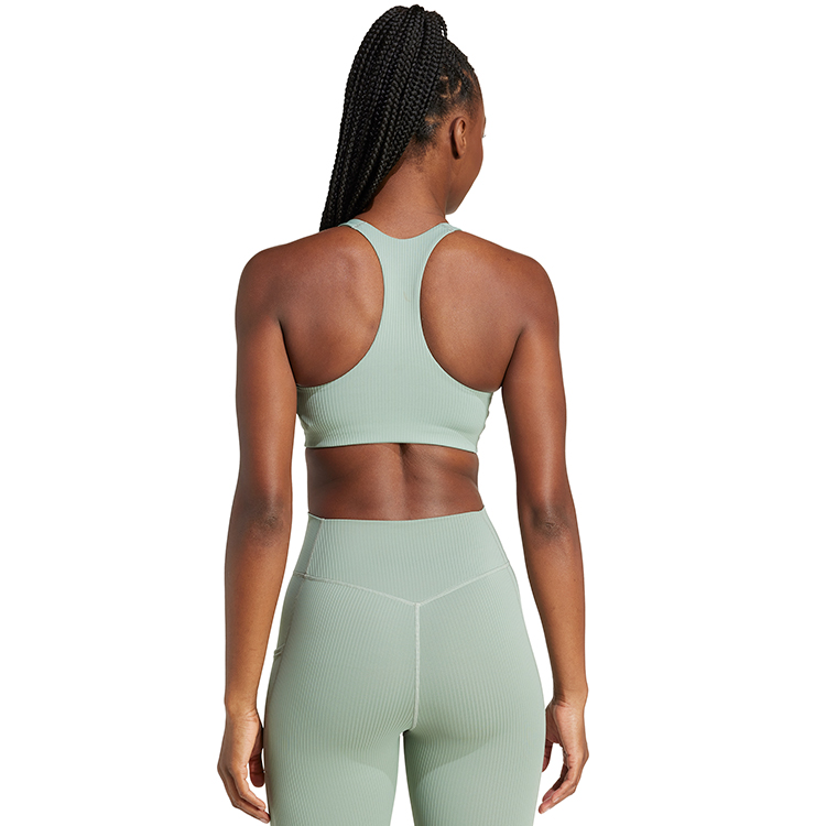 Спортивное бра Adidas PWI RIB MS / Женский / S / Зеленый photo 2