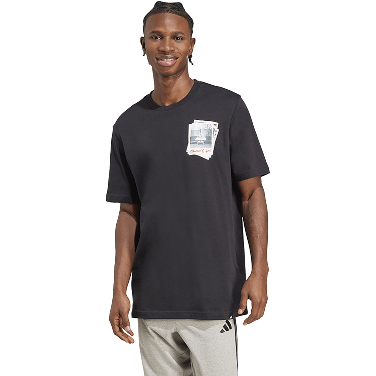 Tricou bărbătesc Adidas M PHOTO T S Negru photo 1