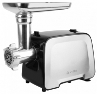 Мясорубка шнековая Vitek VT-3646, 2.5 кг/мин, 2000 Вт, Нержавеющая сталь thumbnav 1