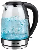 Чайник электрический Vitek VT-7046, 1.7 л, 2200 Вт, Серебристый