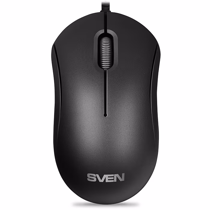 SVEN RX-60, Optical Mouse, 1000 dpi, USB,  2m, Black