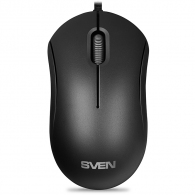 SVEN RX-60, Optical Mouse, 1000 dpi, USB,  2m, Black thumbnav 1