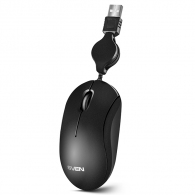 SVEN RX-60, Optical Mouse, 1000 dpi, USB,  2m, Black thumbnav 2
