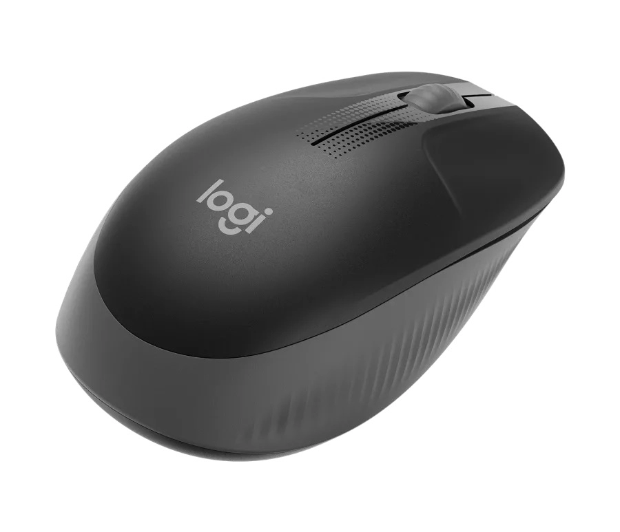 Logitech Wireless Mouse M190 Full-size - CHARCOAL - 2.4GHZ - EMEA - M190