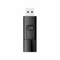 32GB USB3.0 Silicon Power Blaze B05 Black, Intelligent design of retractable USB connector (Read 45 MByte/s, Write 20 MByte/s) thumbnav 1