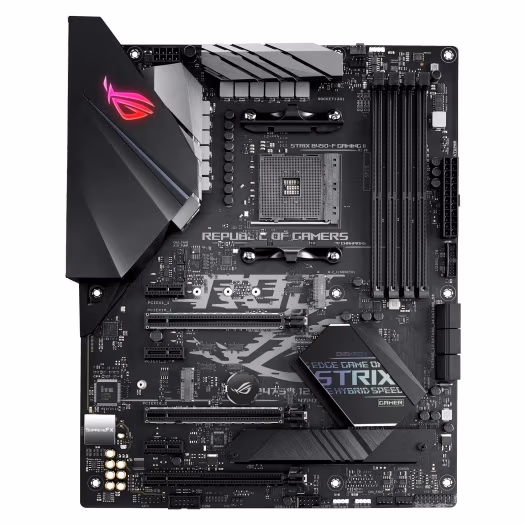 ASUS ROG STRIX B450-F GAMING II, Socket AM4, AMD B450, Dual 4xDDR4-4400, APU AMD graphics, HDMI, DP, 3xPCIe X16, 6xSATA3, RAID, 3PCIeX1, 2xM.2, S1220A HDA/SPDIF, GbE LAN, 2xUSB3.2Gen 2, 6xUSB3.2 (1xType-C & 5xType-A), Aura Sync RGB, ATX