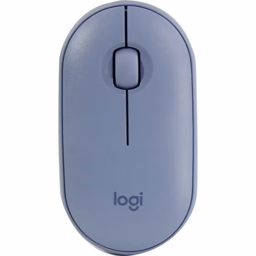 Logitech Wireless Mouse Pebble M350 Blue-Grey, Optical Mouse for Notebooks, 1000 dpi, Nano receiver, Retail 