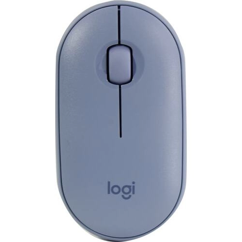 Logitech Wireless Mouse Pebble M350 Blue-Grey, Optical Mouse for Notebooks, 1000 dpi, Nano receiver, Retail