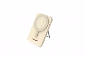 Power bank extern magnetica cu fir si fara fir Verbatim Charge 'n' Go Two / 5000 mAh / Gold