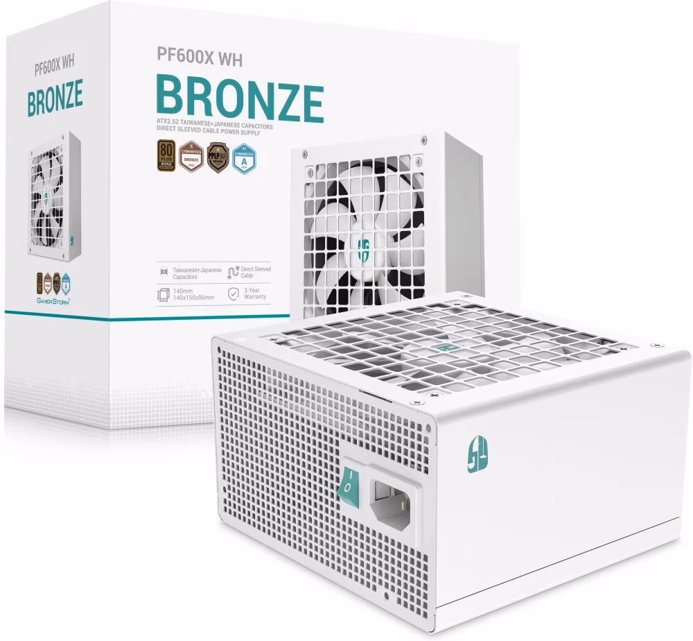 Bloc de alimentare 600W DEEPCOOL PF600X WH