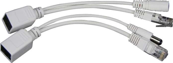Gembird PP12-POE-0.15M-W, UTP passive PoE adapter kit, 0.15 m photo 1