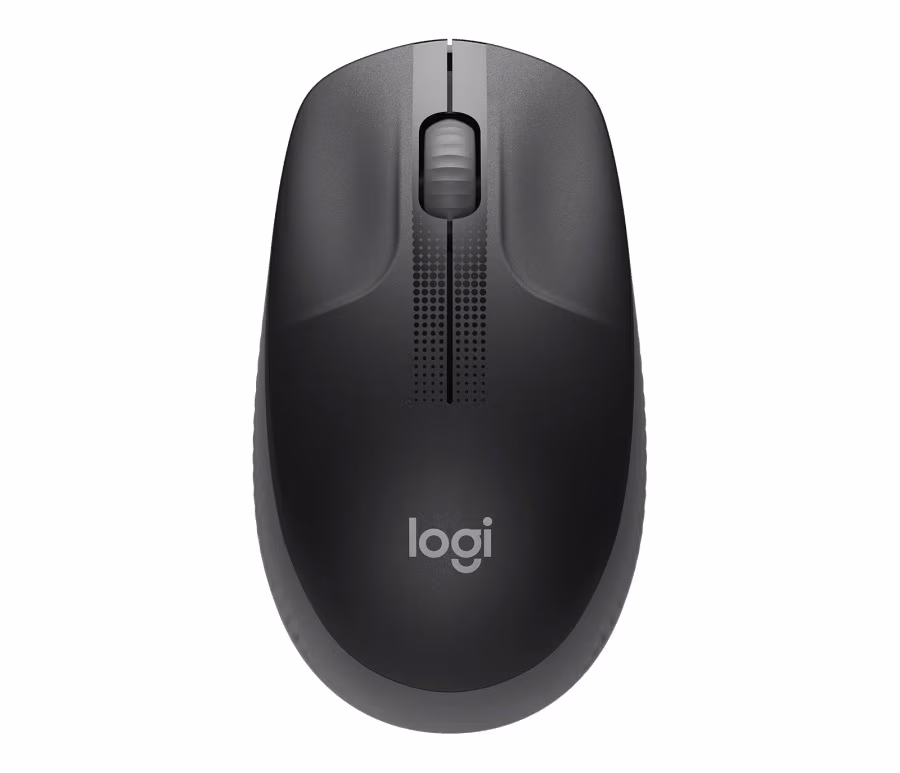 Logitech Wireless Mouse M190 Full-size - CHARCOAL - 2.4GHZ - EMEA - M190 