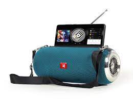 Boxa portabila Gembird SPK-BT-17-G, Green / 10W / Bluetooth / USB / microSD / 1200 mAh photo 2