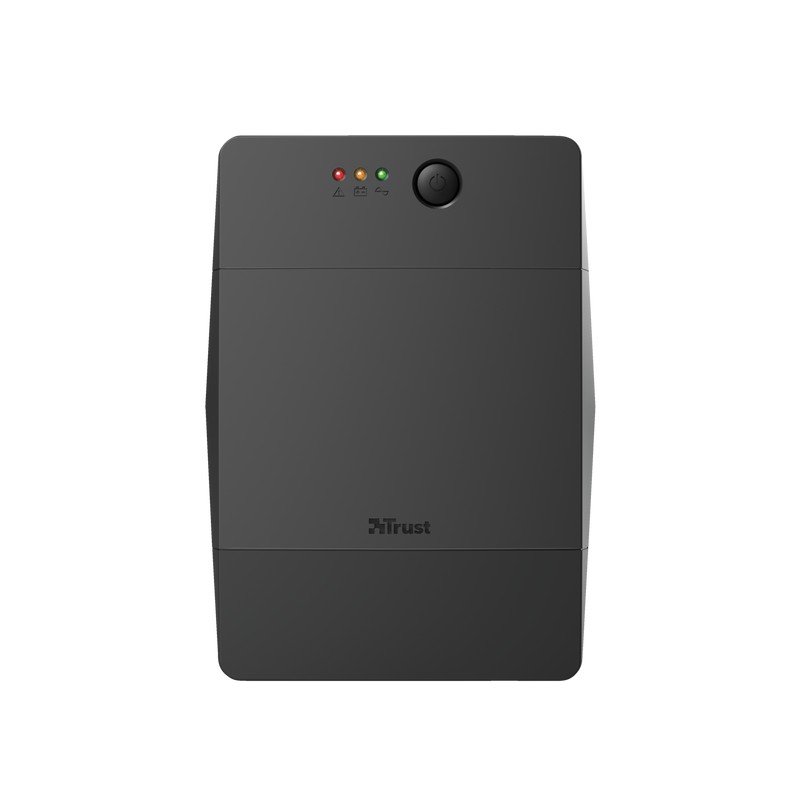 TRUST Back-UPS Paxxon 1000VA/600W, AVR, 4 x CEE 7/7 Schuko (all 4 Battery Backup + Surge Protected), LED indicators, 2 minutes of runtime at 450W capacity load, USB connection and downloadable PC software photo 2