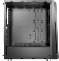 Carcasa XILENCE XILENT BLADE | X512.RGB/ w/oPSU/ Side panel/ ATX/ Black thumbnav 2